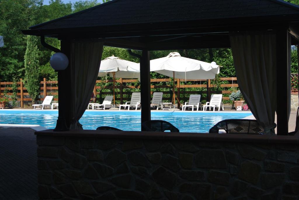 Bazén v ubytování Parc Hotel nebo v jeho okolí