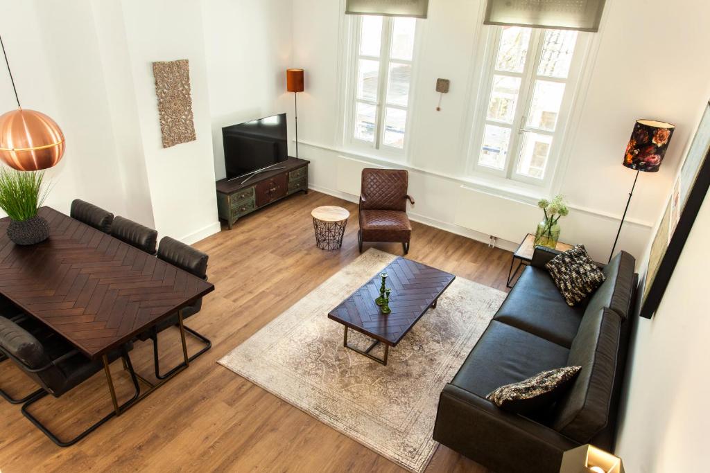 Posezení v ubytování Stayci Serviced Apartments Royal Palace