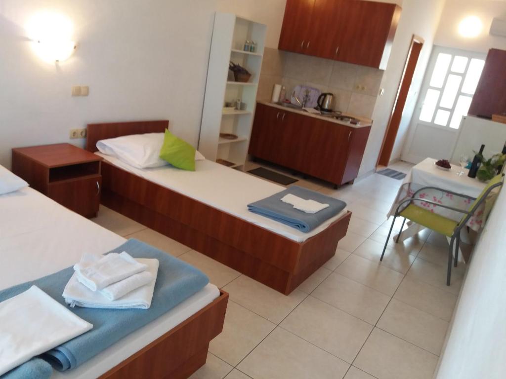 Posteľ alebo postele v izbe v ubytovaní Apartments Boris