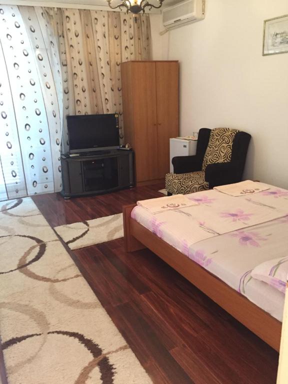 Posezení v ubytování Tina Rooms