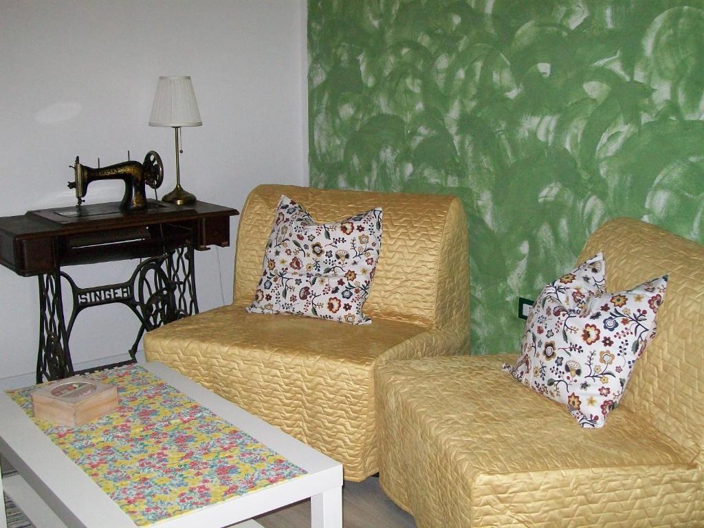 Posezení v ubytování B&B La Bottega