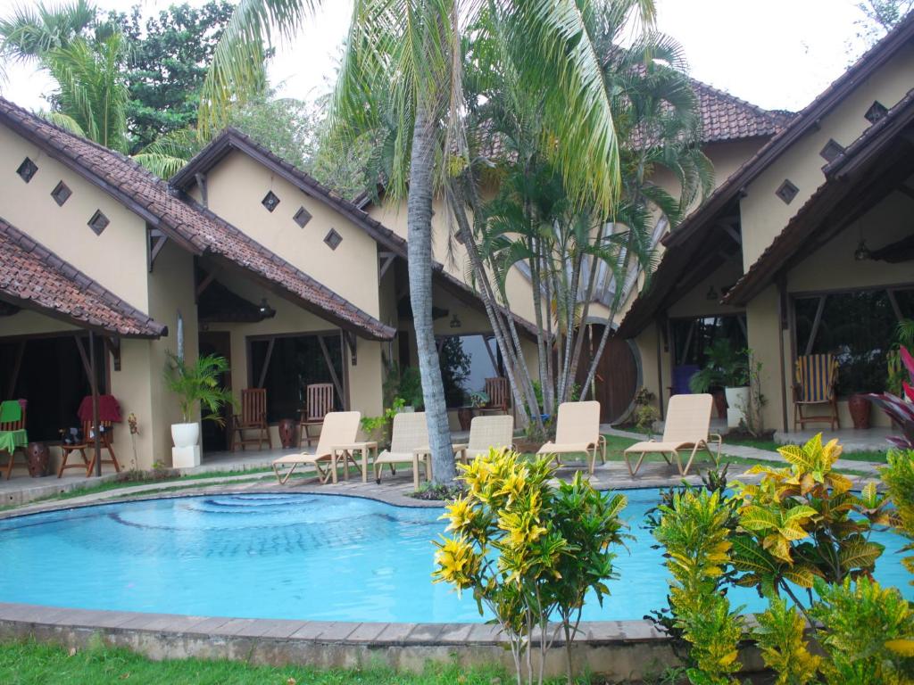 Hotel Uyah Amed Spa Resort - Camera Gemella Con Vista Piscina