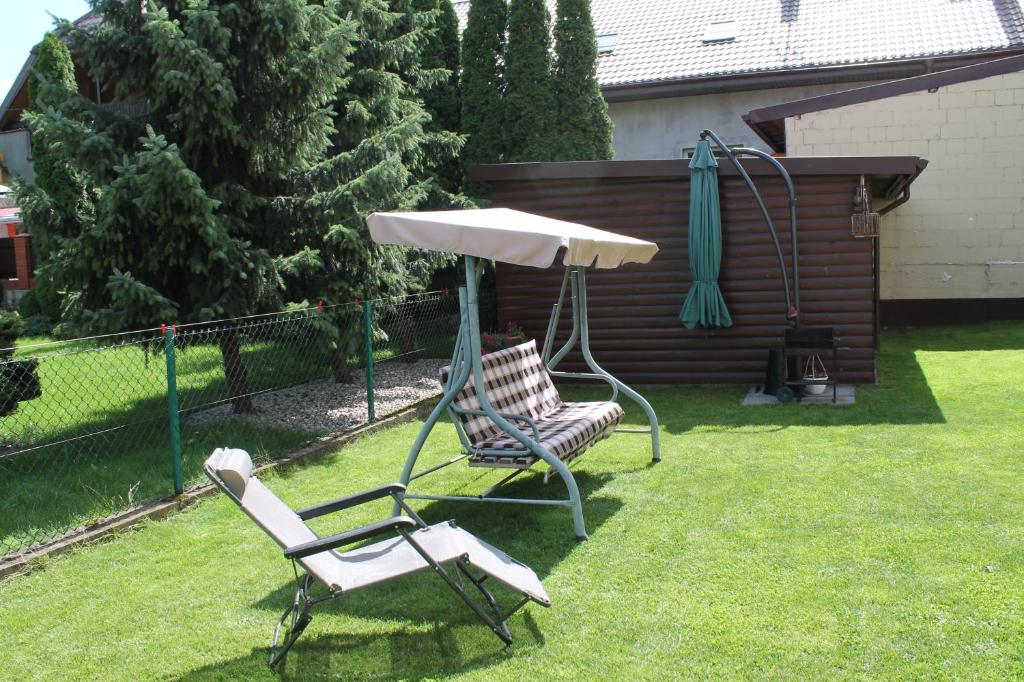 Zahrada ubytování Apartament u Marzenki