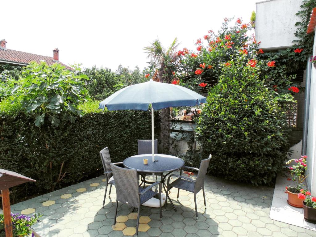 Vonkajšia záhrada v ubytovaní P&D Apartments
