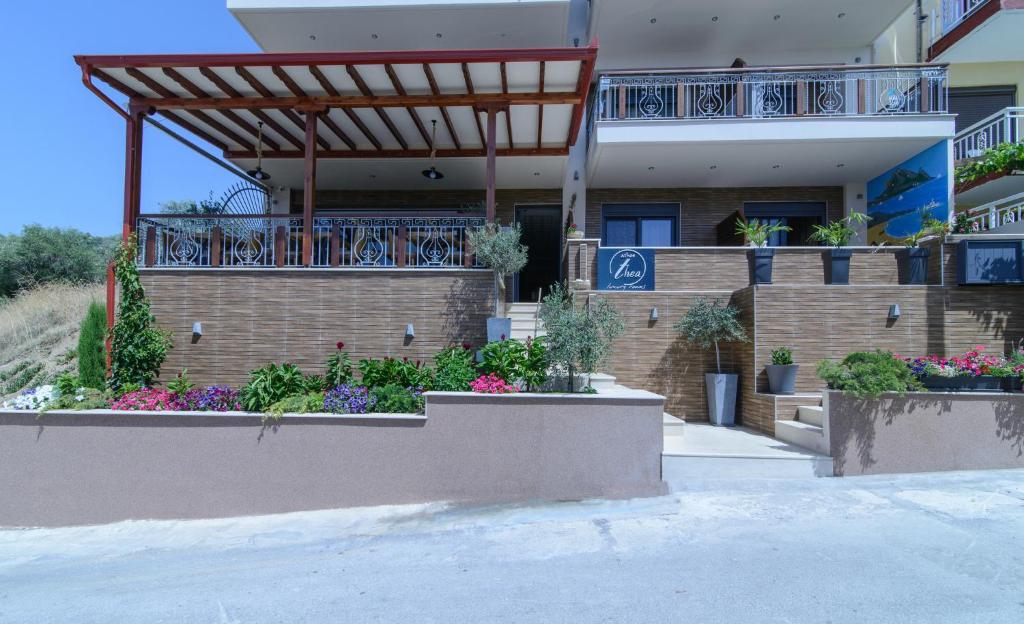 Balkón alebo terasa v ubytovaní Athos Thea Luxury Rooms