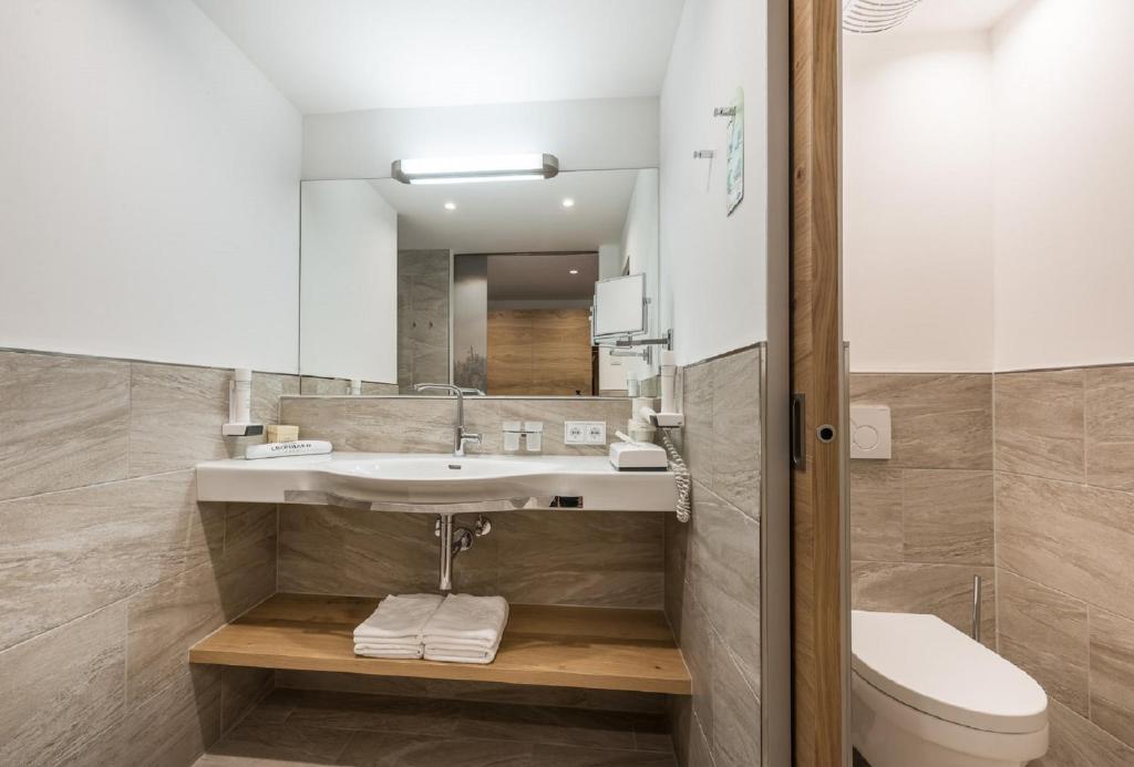 Kúpeľňa v ubytovaní Hotel Leonhard