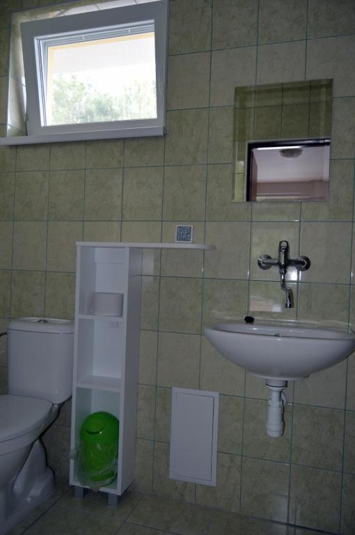 Koupelna v ubytování Promenád apartmány