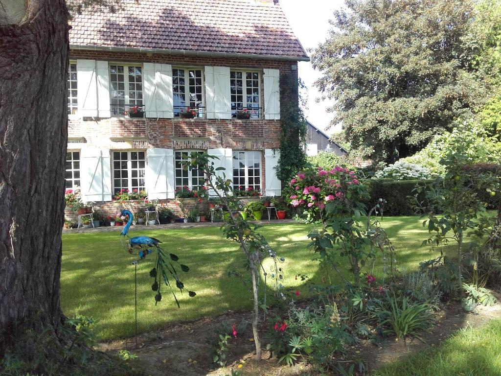 Zahrada ubytování Chambres d'hôtes Manoir du Buquet