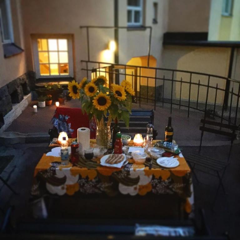 Posezení v ubytování Artist Apartment Susi