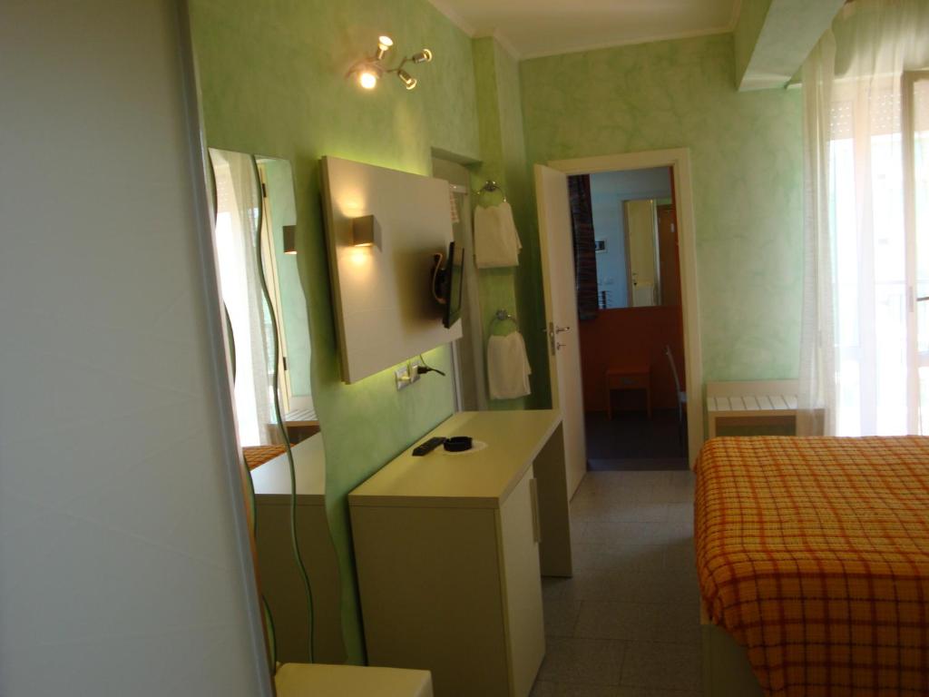 TV a/nebo společenská místnost v ubytování Hotel Prestigio