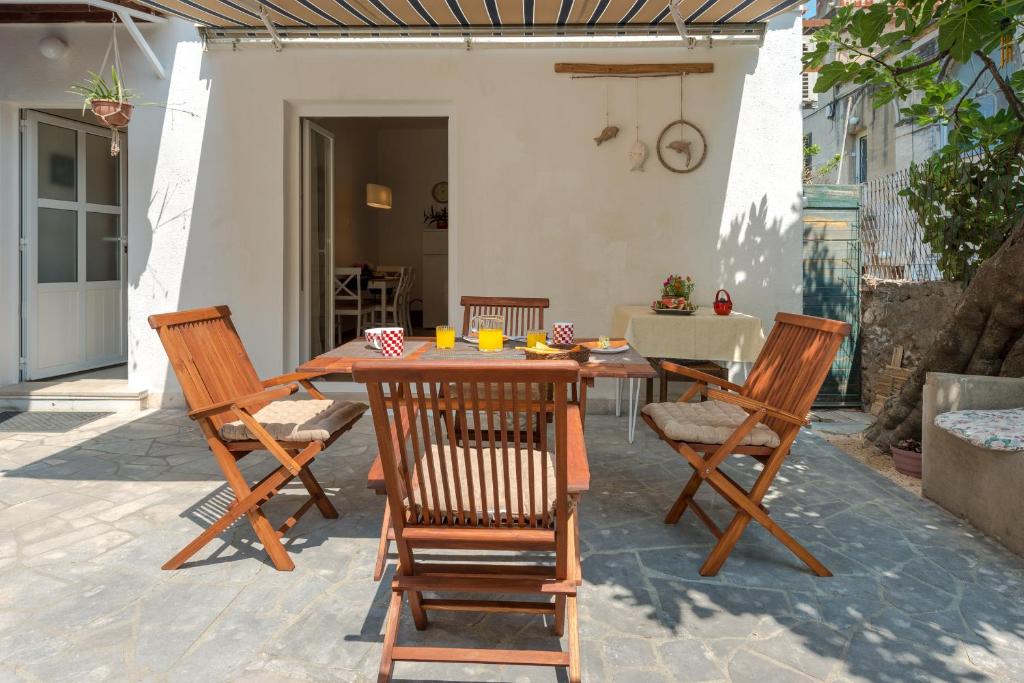 Patio nebo venkovní prostory v ubytování K&L central apartments