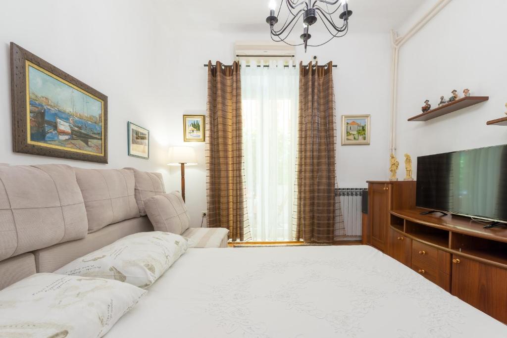 TV a/nebo společenská místnost v ubytování K&L central apartments