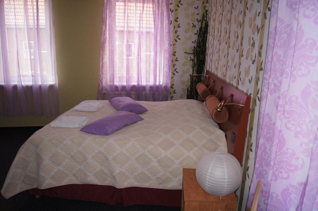Postel nebo postele na pokoji v ubytování Hotel Draschwitz