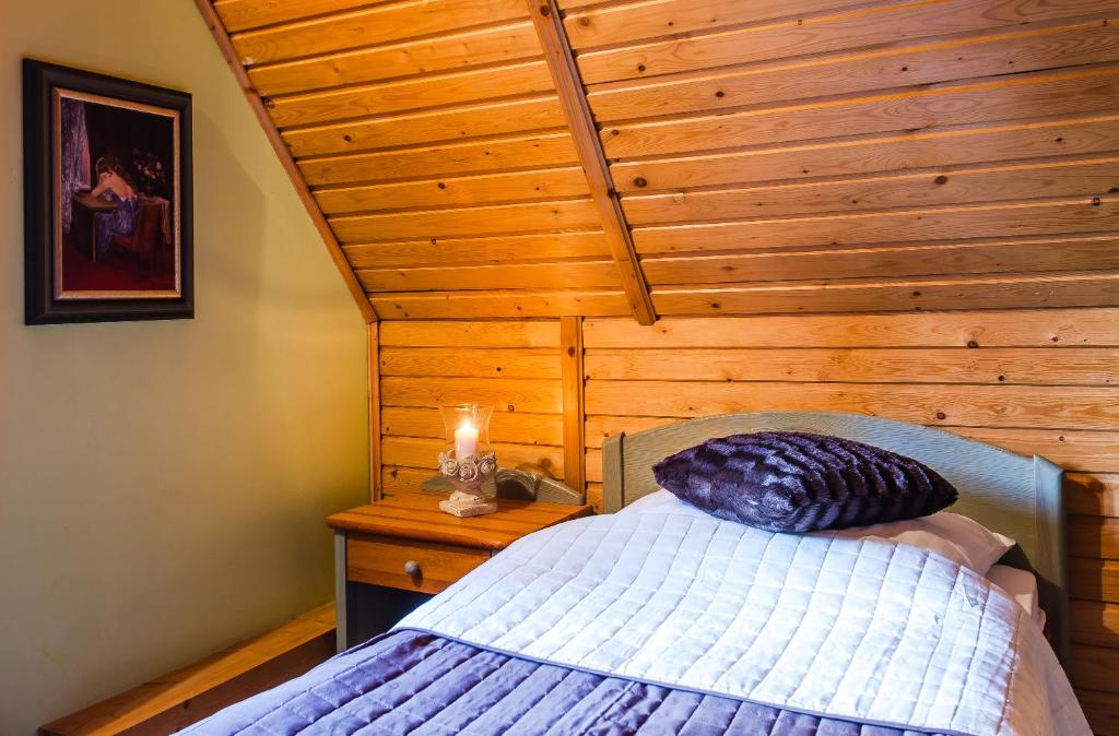 Postel nebo postele na pokoji v ubytování Goralka