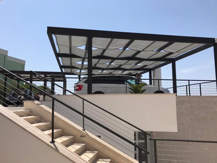Balkón alebo terasa v ubytovaní Apartments Gazebo