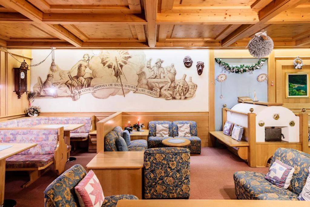 Posezení v ubytování Hotel Coldai
