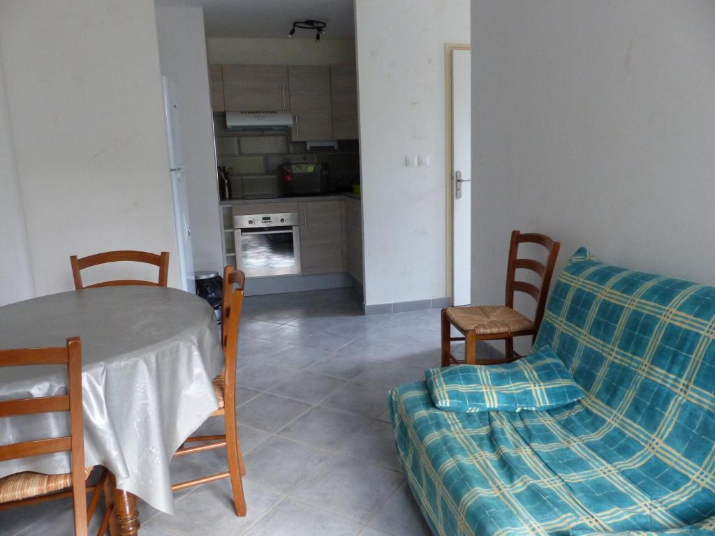 Posezení v ubytování Appartement L'Orel