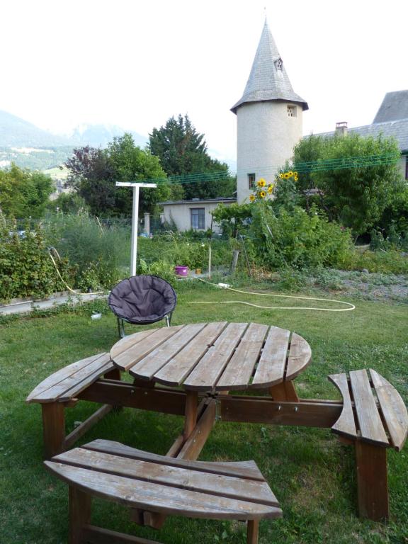 Zahrada ubytování Appartement L'Orel