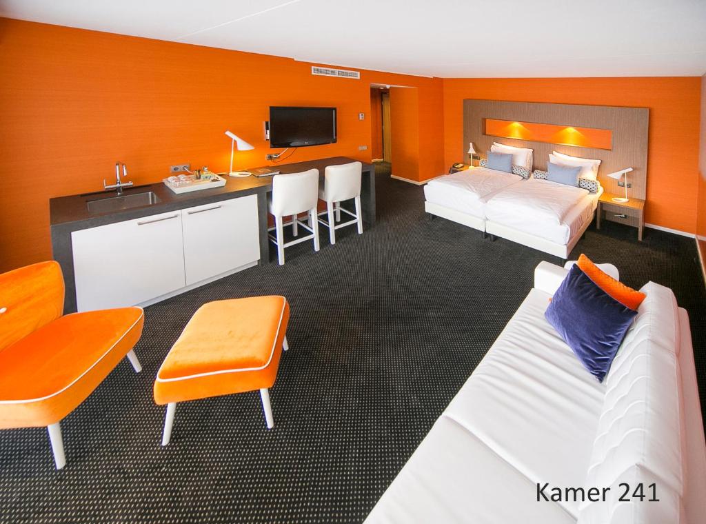 Postel nebo postele na pokoji v ubytování Van der Valk Hotel Assen