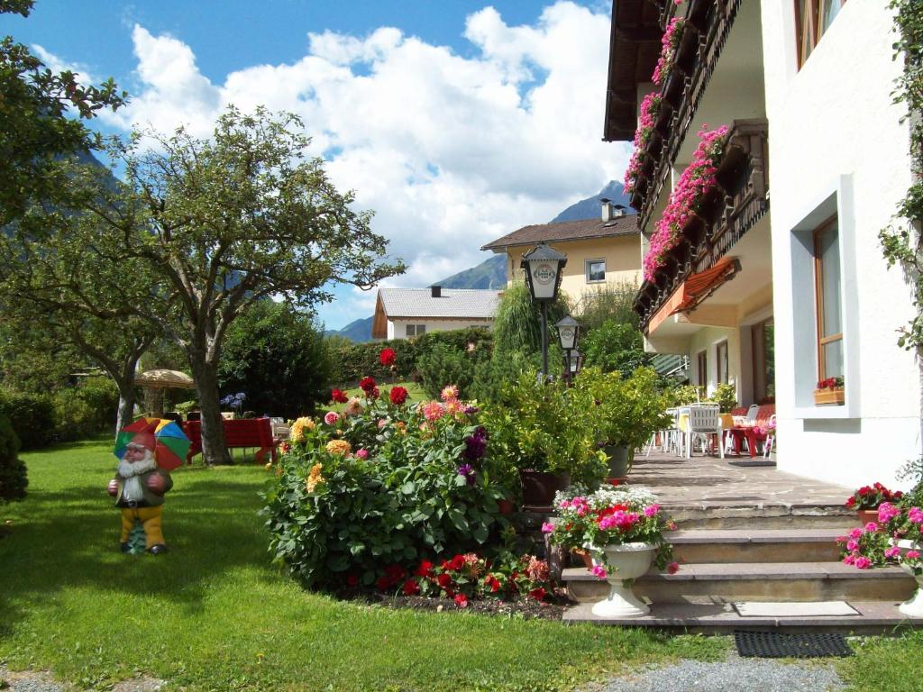 Zahrada ubytování Pension Grein