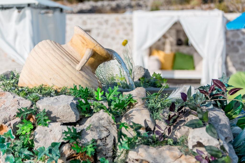 Aed väljaspool majutusasutust Luštica Apartments