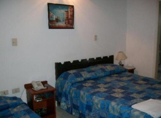 Postel nebo postele na pokoji v ubytování Hotel Palmas del Sol