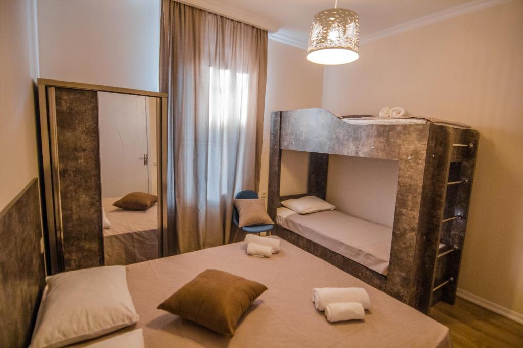 Postel nebo postele na pokoji v ubytování Boutique Hotel BelleVue