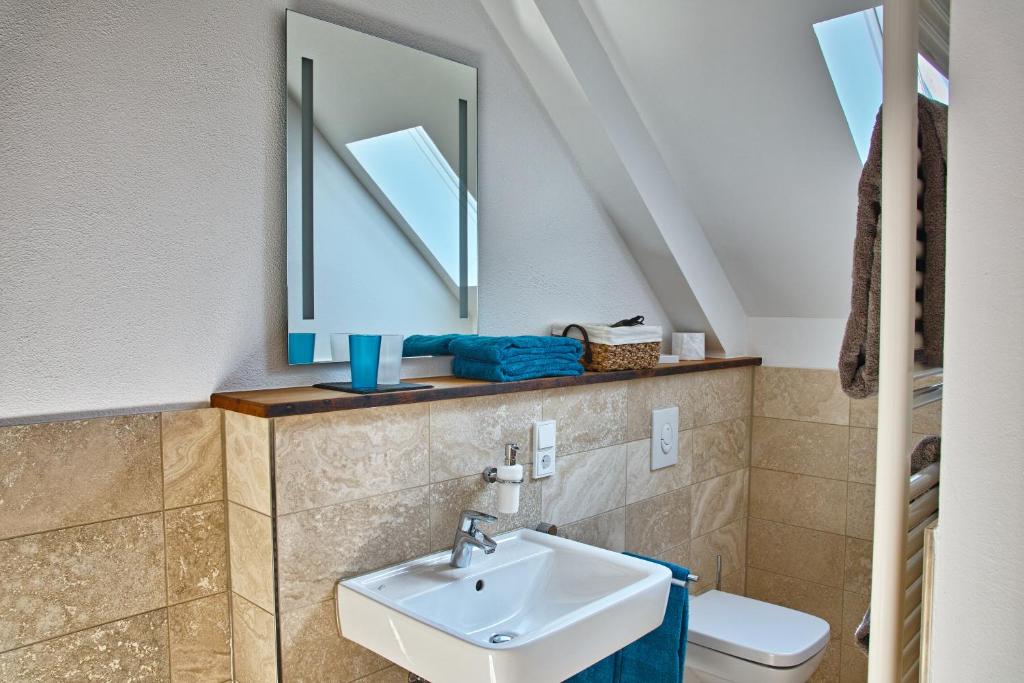 Koupelna v ubytování Kragemann Hotel & Vinothek