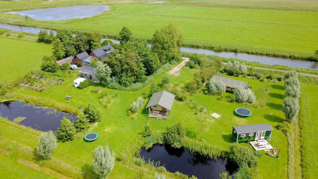 Příroda nedaleko luxury tent