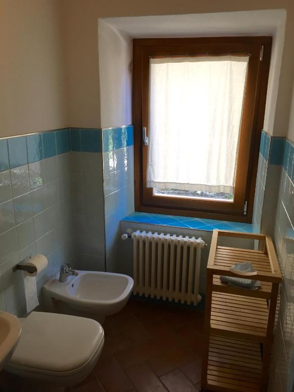 Koupelna v ubytování B&B El Piastrol