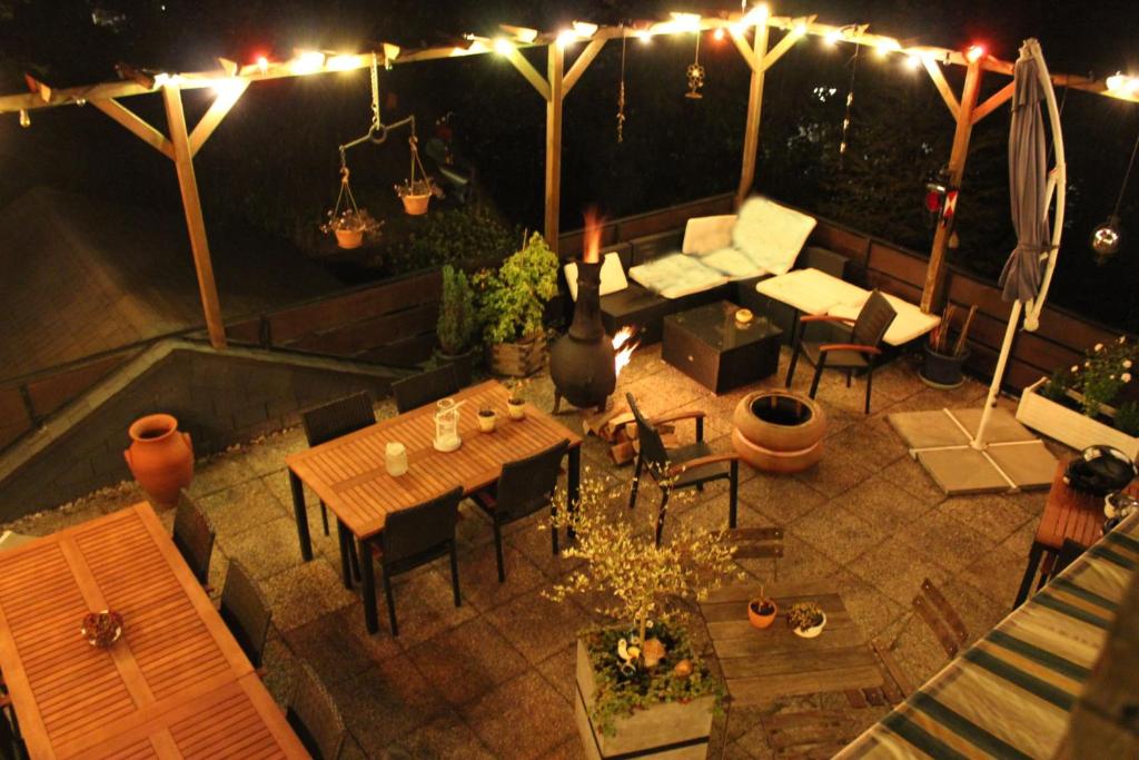 Patio nebo venkovní prostory v ubytování Gasthof Walhalja