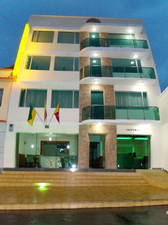 Budova, kde se aparthotel nachází
