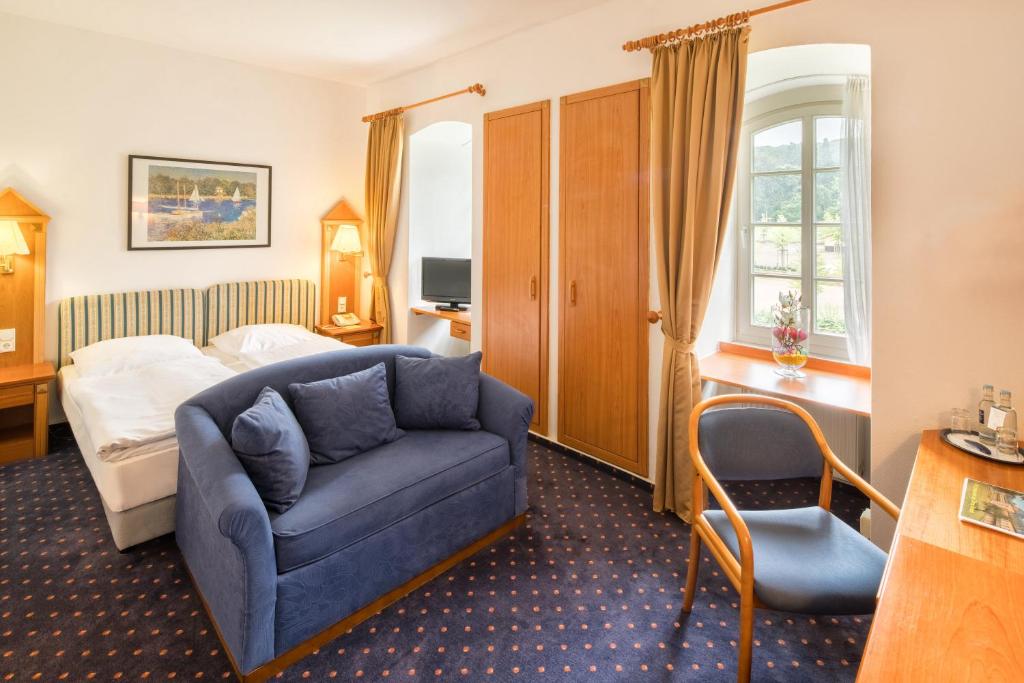 Postel nebo postele na pokoji v ubytování Grandhotel Esplanade