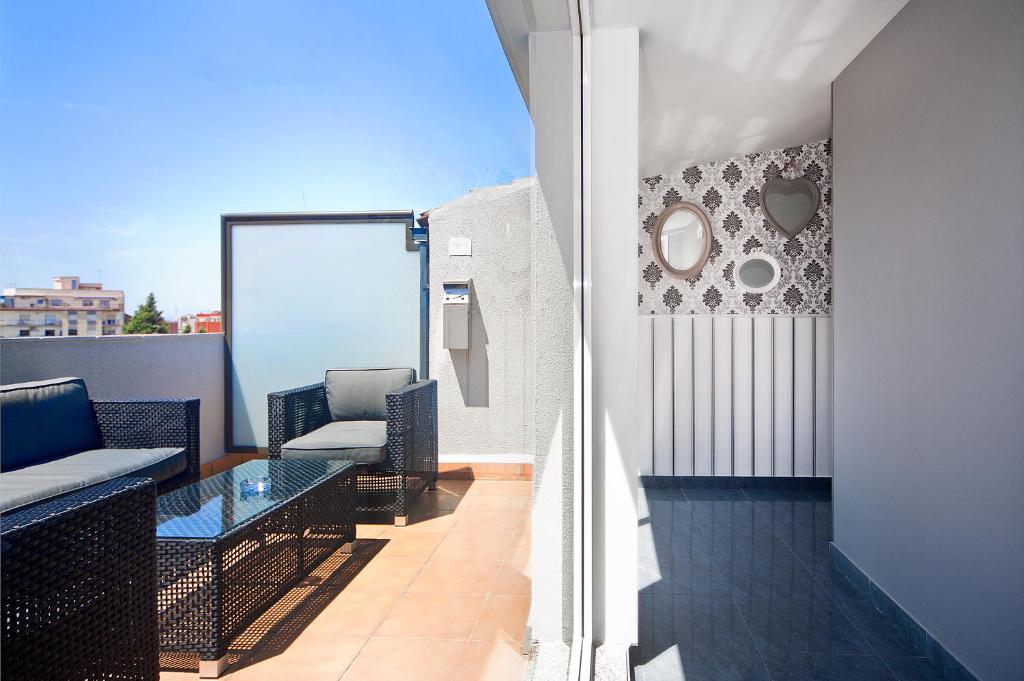 Balkón nebo terasa v ubytování HOTEL SANT PERE ll HSPII