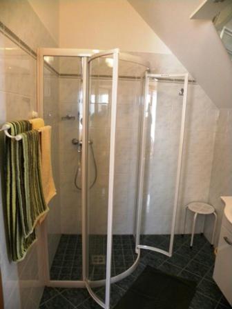 Koupelna v ubytování Gästehaus Lisa