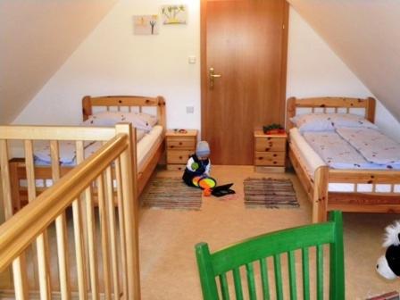 Postel nebo postele na pokoji v ubytování Gästehaus Lisa