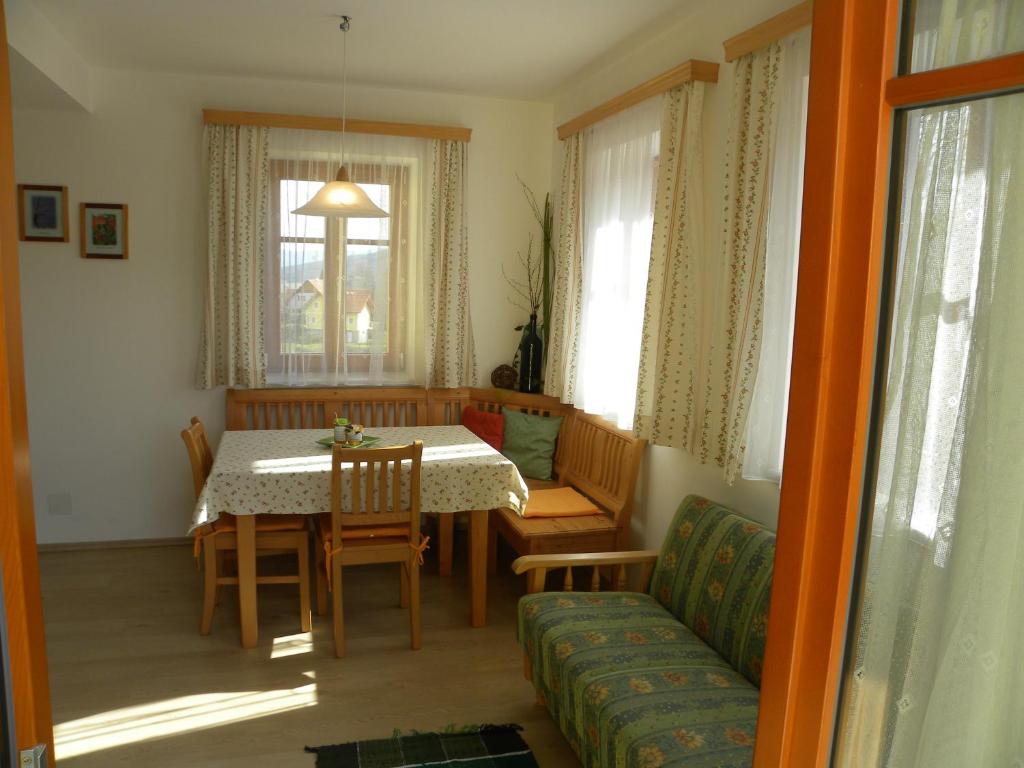 Posezení v ubytování Gästehaus Lisa