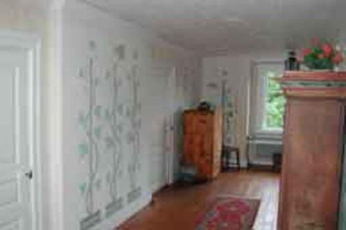 Postel nebo postele na pokoji v ubytování Mälby Säteri B&B