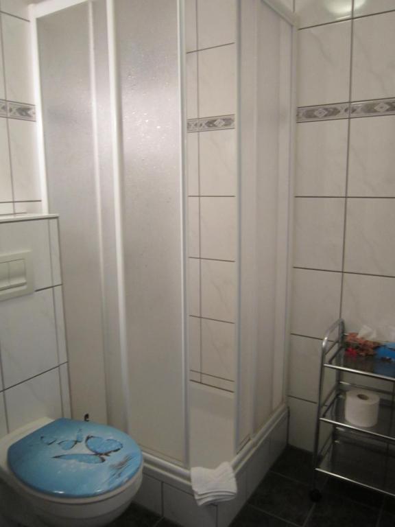 Koupelna v ubytování Hotel Princess