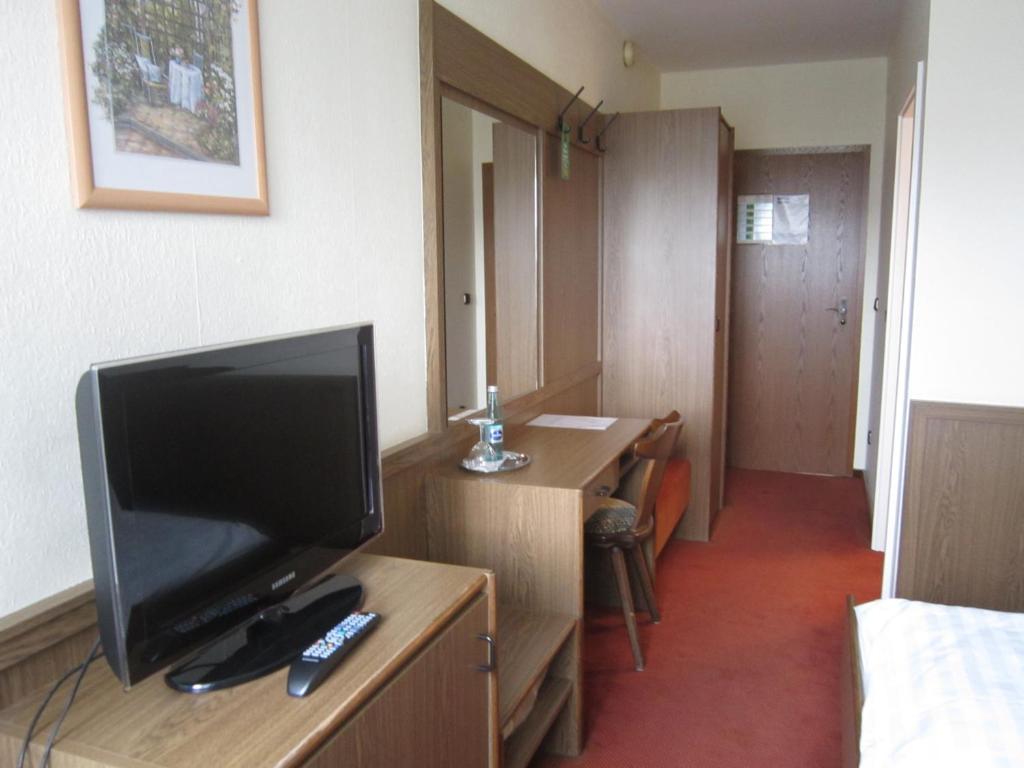 TV a/nebo společenská místnost v ubytování Hotel Princess