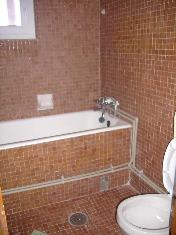 Koupelna v ubytování Hotel Banat