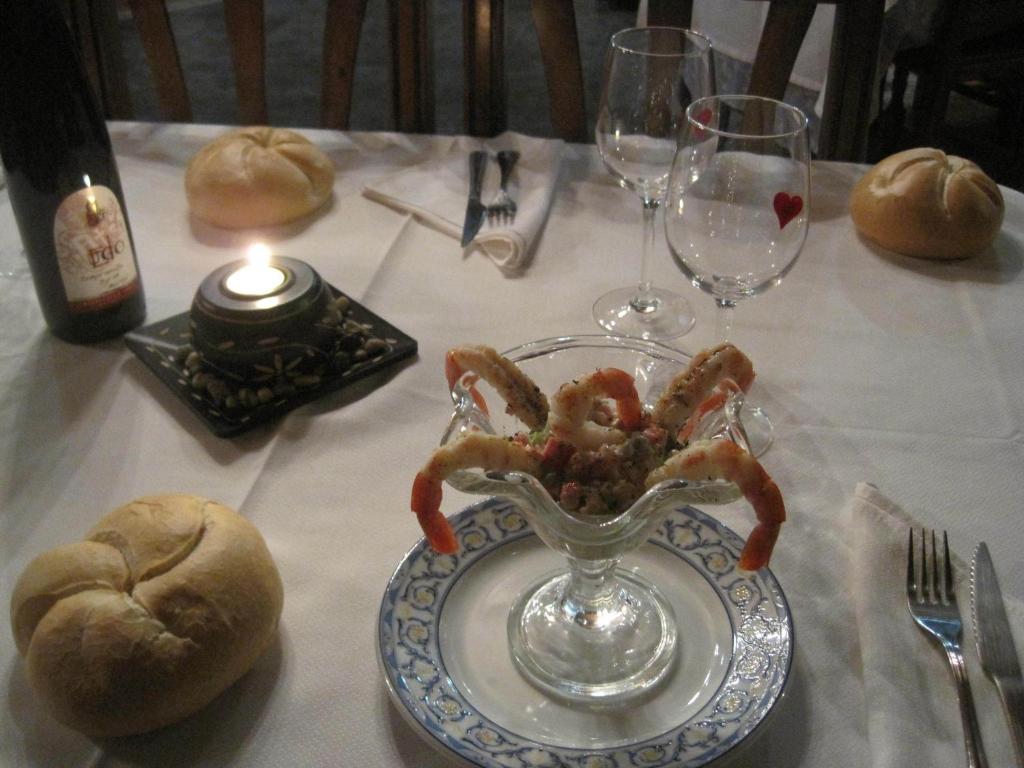 Comida en o cerca de este hostal o pensión