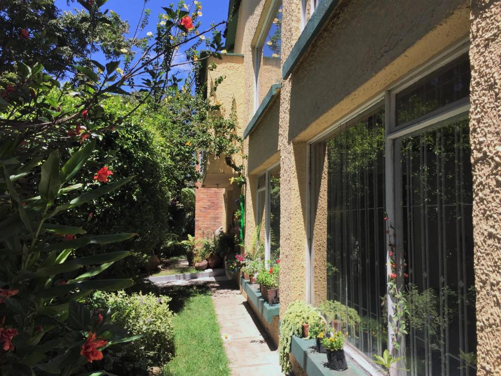 Zahrada ubytování Hostal Bogotá Real