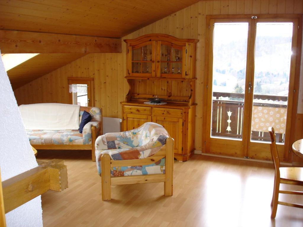 Posezení v ubytování Chalet Sunneschyn