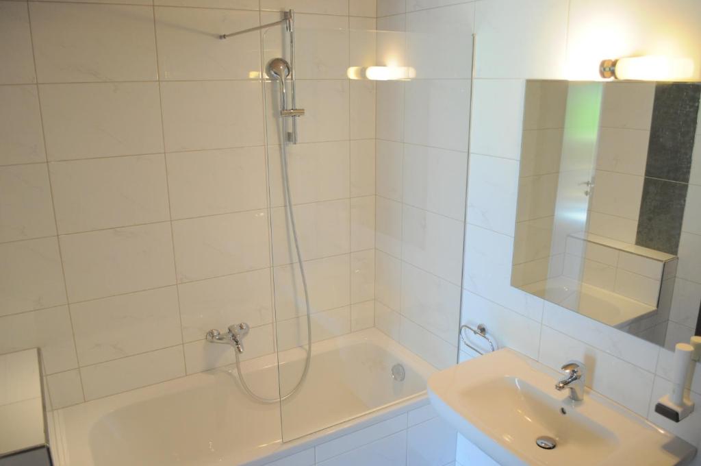 Koupelna v ubytování Haus Piesendorf