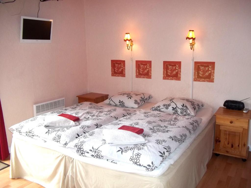 Postel nebo postele na pokoji v ubytování Bed and Breakfast Vester Hjermitslev