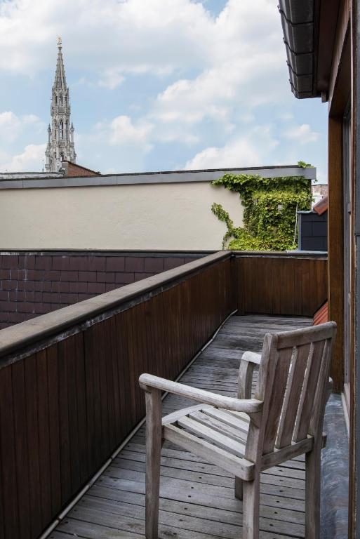 Balkón nebo terasa v ubytování Hotel Le Dixseptième