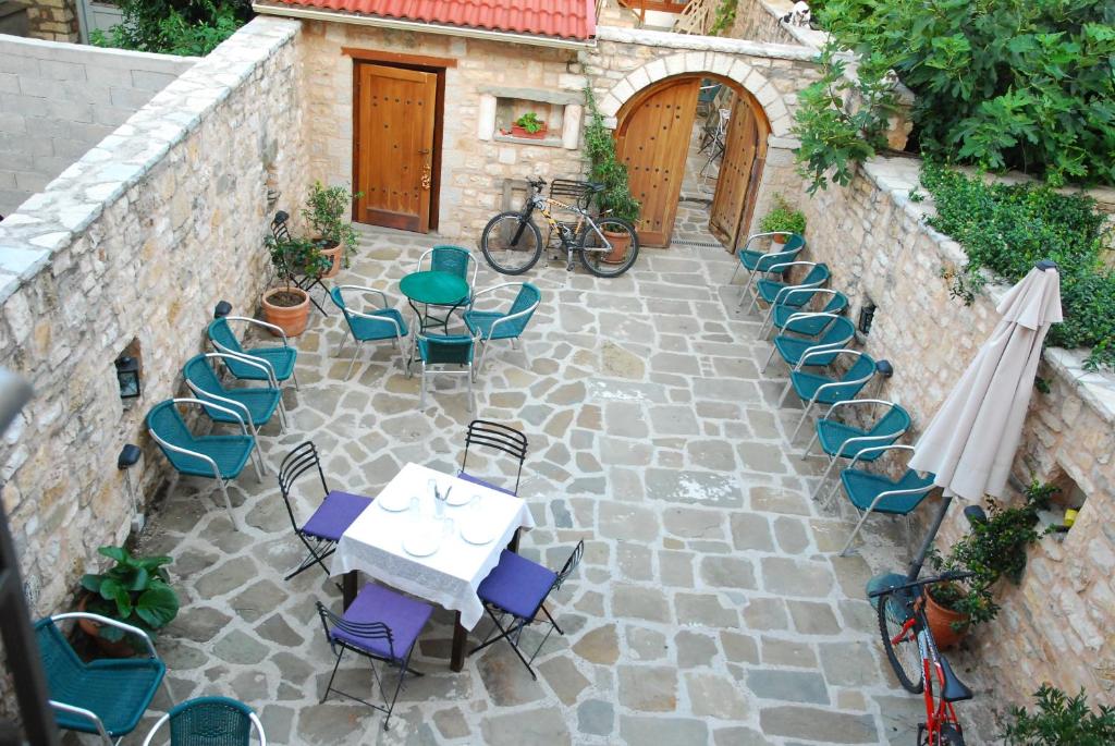Patio nebo venkovní prostory v ubytování Siarava