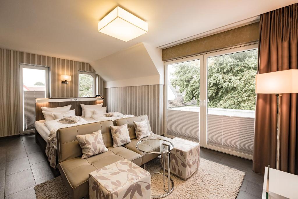 Postel nebo postele na pokoji v ubytování Hotel Kolb