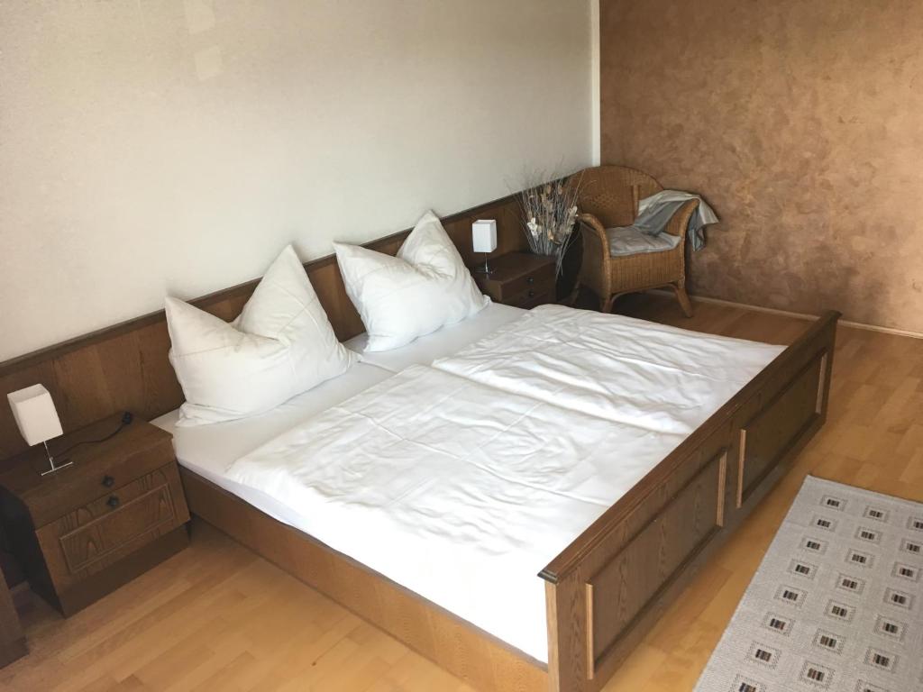 Postel nebo postele na pokoji v ubytování Apartments Urschitz
